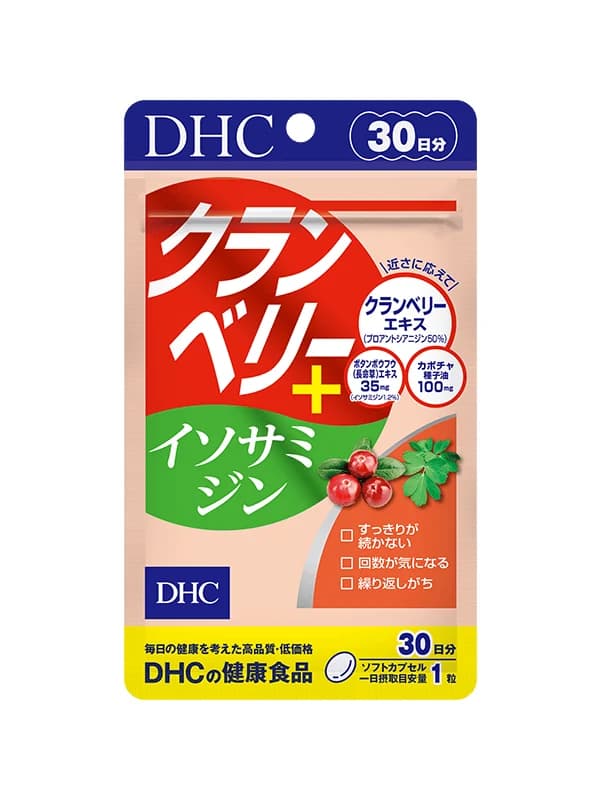 БАД DHC Клюква + изосамидин, 30 дней (30 капсул)