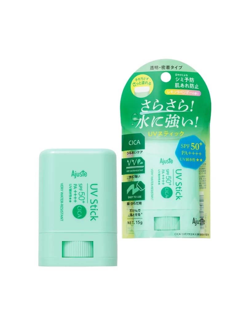 Солнцезащитный стик Ajuste UV Stick с CICA SPF50+ PA++++, 15 г