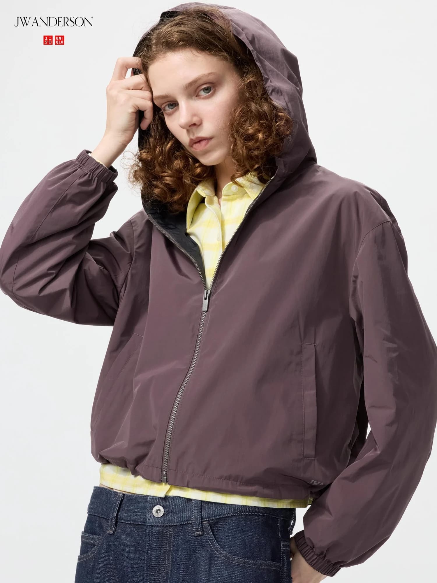 Ветровка с капюшоном windproof, короткая
